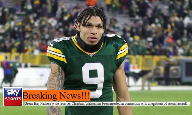 Breaking News: Green Bay Packers wide receiver, (Christian Watson) Got Arrested Allegedely Rape…